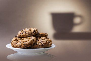 delicious cookies & coffee still life