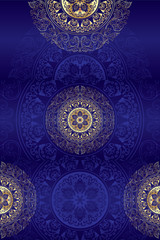 Set of vintage floral backgrounds