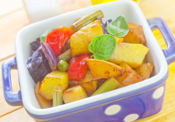 baked vegetables