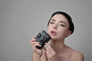 taking a picture