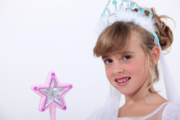 Little girl in a fairy dress © auremar