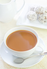 cocoa with candy