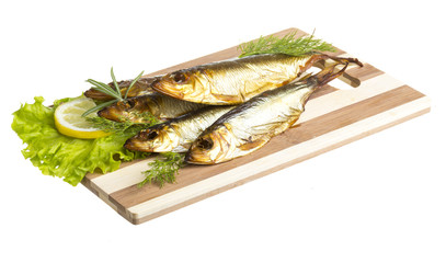 Smoked sprat - appetizing snack