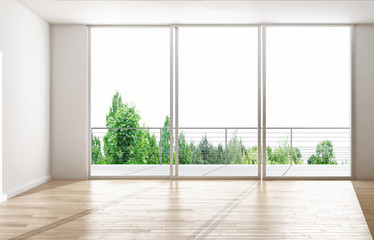 Fototapeta premium Empty living room