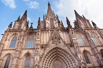 Gothic Catholic Barcelona Cathedral Catalonia