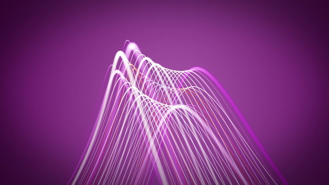 fantastic video animation – wave object – loop HD