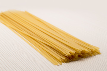 spaghetti on a table ready to cook