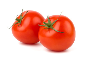 Ripe Tomato isolated on white background