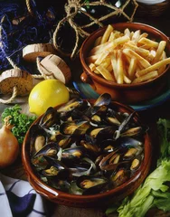 Poster moules frites 2 © SOLLUB