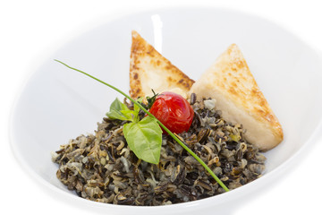 Дикий рис с сыром