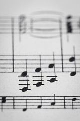 Fototapeta premium アンティークの楽譜