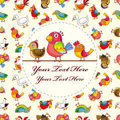 bird card