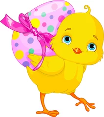 Gardinen Easter Chick © Anna Velichkovsky
