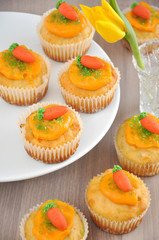 Möhren Cupcakes