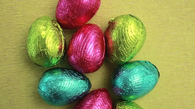 Easter eggs packed