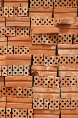 Stack of Red Bricks