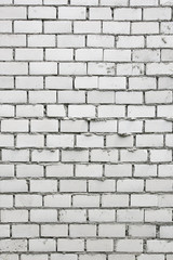 Unfinished White Brick Wall Background