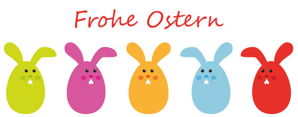 Lustige Osterhasen