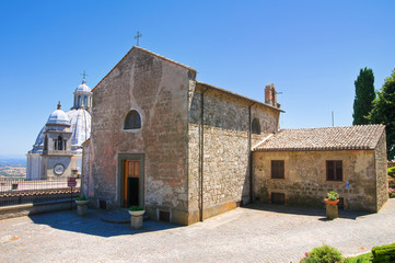 Church of St. Maria della Neve. Montefiascone. Lazio. Italy.