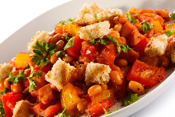 Stew - roasted meat and vegetables