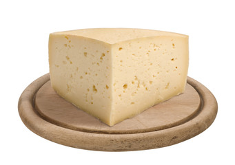 quarter of a form of Asiago cheese