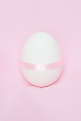 Colorful Easter eggs on white background