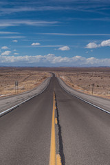 Open highway in New Mexico