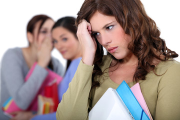 Girl being bullied