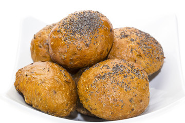 Булочки свежие с кунжутом