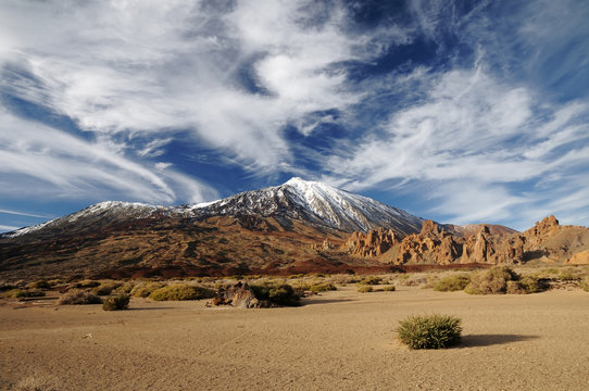 Teide Volcano From Far