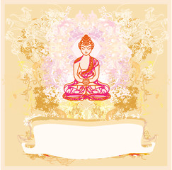 Vector of Chinese Traditional Artistic Buddhism Pattern