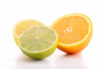 lemon and orange