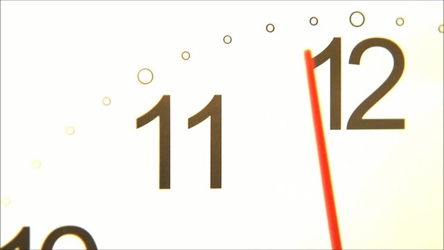 zeit vergeht - uhr - elf - zw&ouml;lf - zeiger