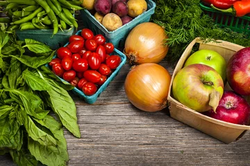 Photo sur Plexiglas Légumes Fresh market fruits and vegetables
