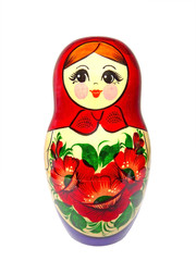 Matryoshka on a white background