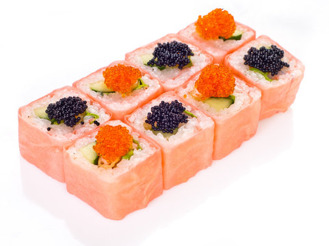 cute pink sushi roll