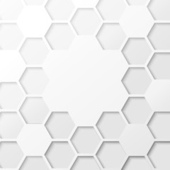 Abstract hexagon background.