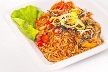 Paste with vegetables