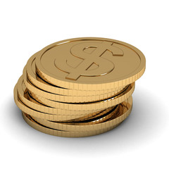 golden coins