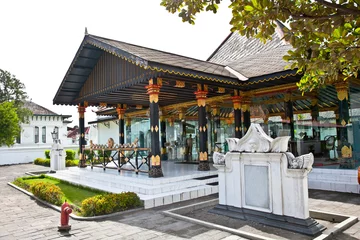 Rucksack Kraton Sultan Palace a living Museum of Javanese culture. Indone © Aleksandar Todorovic