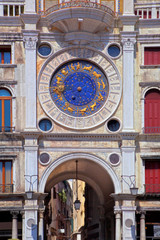 Obraz premium Zodiac clock at San Marco square in Venice