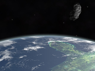 Asteroid on Yucatan