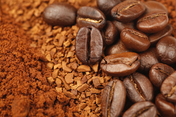 Coffee Bean Scattered