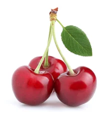 Kirsche mit Blatt © Dionisvera