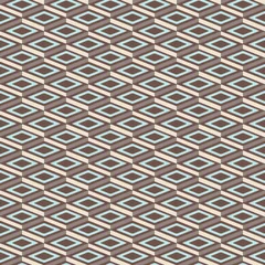 Photo sur Plexiglas Psychédélique Abstrait sans couture avec décoration cube