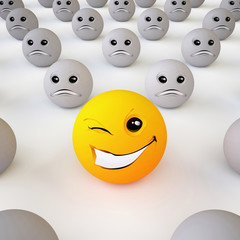 Fototapeta premium Smiley Ball