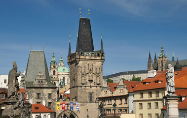 Charles bridge in Prague, Czech republic