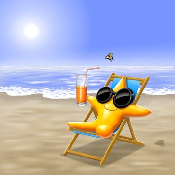 stellina in spiaggia