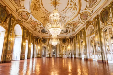 Deurstickers De balzaal van Queluz National Palace, Portugal © Jose Ignacio Soto