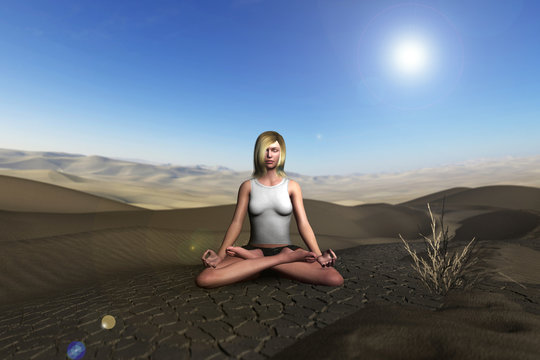 Yoga In der Wüste II